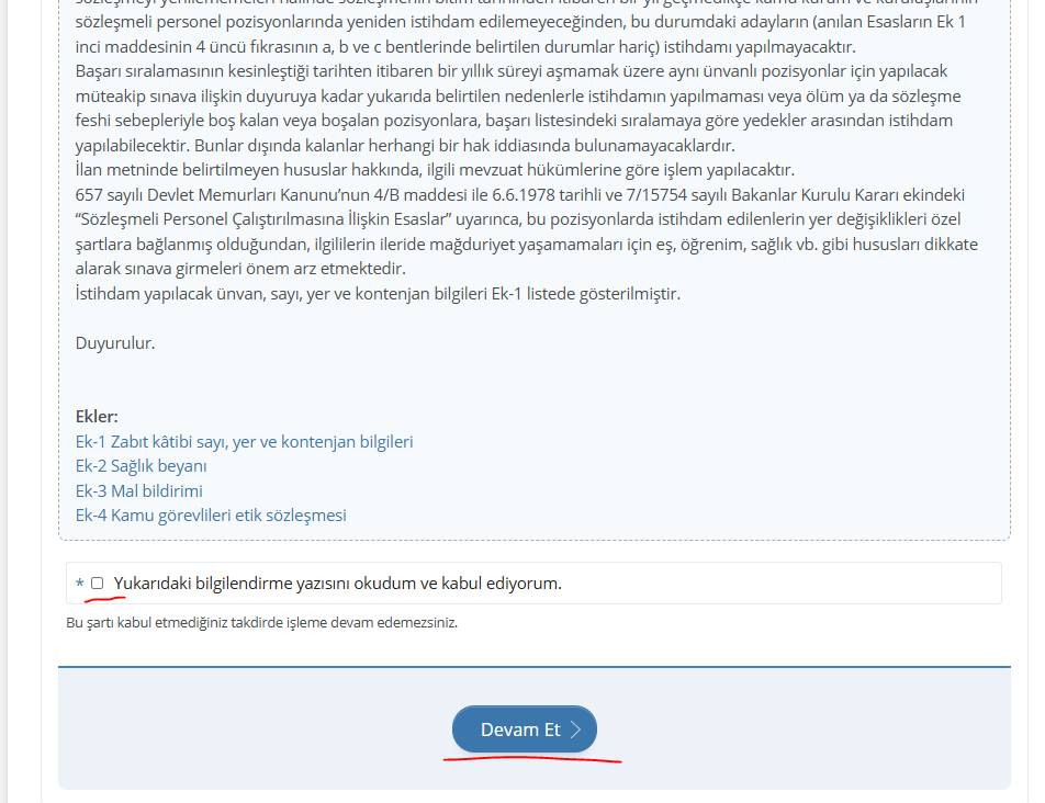 Adalet Bakanlığı 1500 zabıt katibi alımı adım adım başvuru anlatımı 5